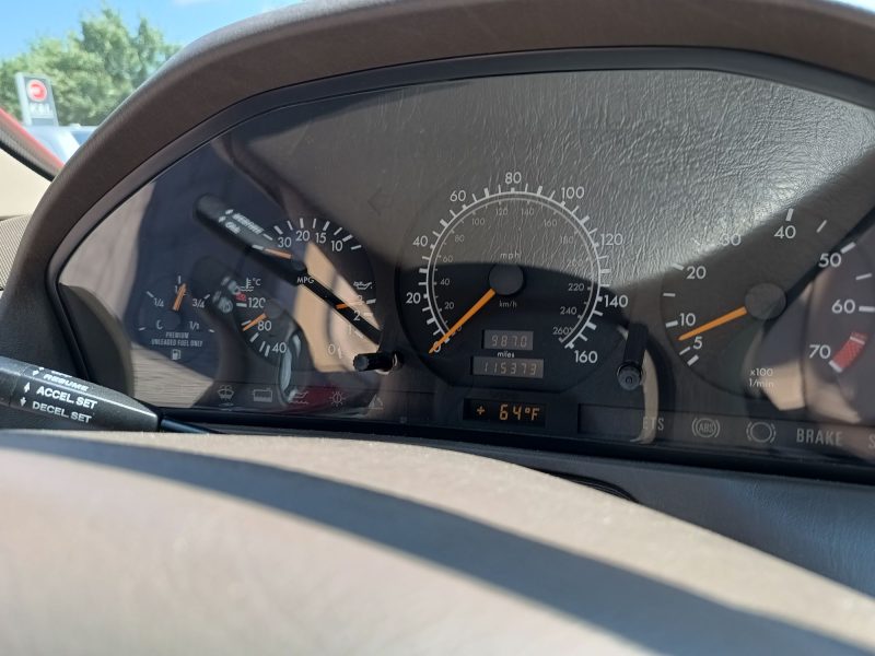 Mercedes SL320 R129 Imperialrot Leder Creme – Bild 11