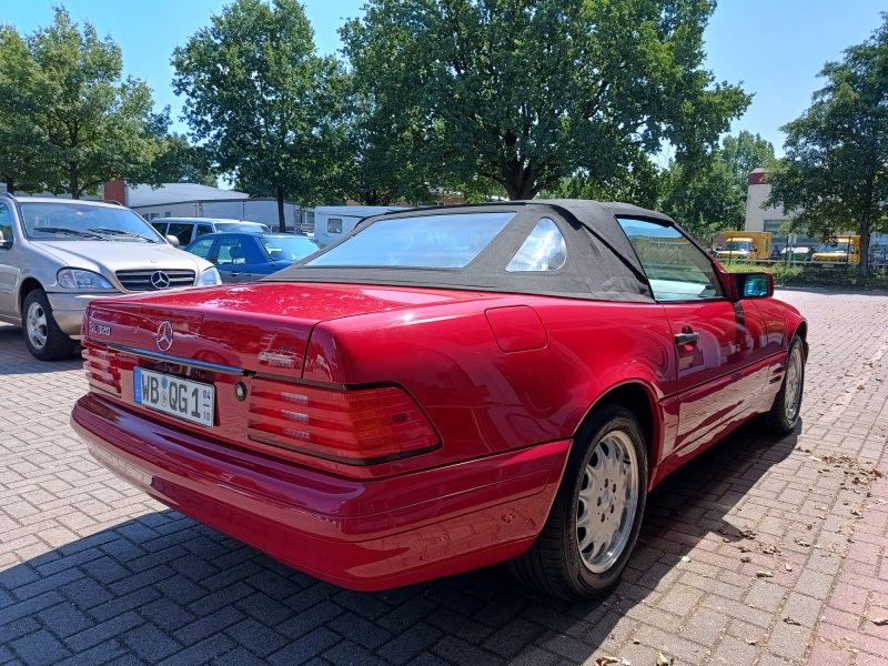 Mercedes SL320 R129 Imperialrot Leder Creme – Bild 3