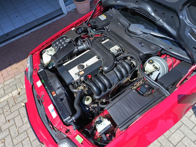 Mercedes SL320 R129 Imperialrot Leder Creme – Bild 8