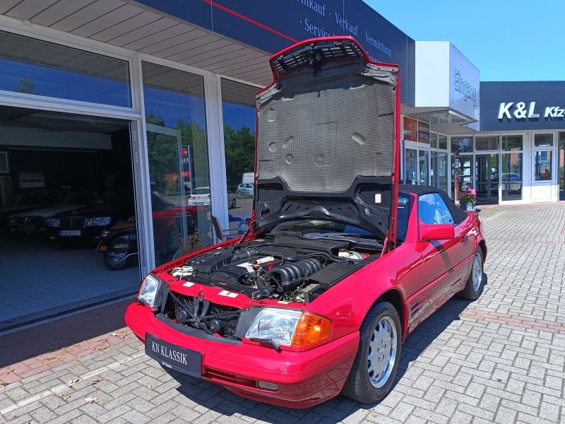 Mercedes SL320 R129 Imperialrot Leder Creme – Bild 6