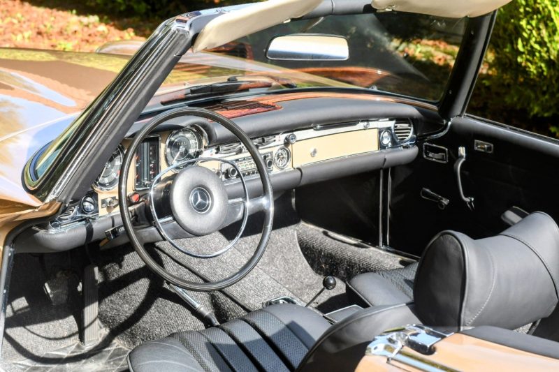 Mercedes 280SL W113 Pagode Sandbeigemetallic – Bild 14
