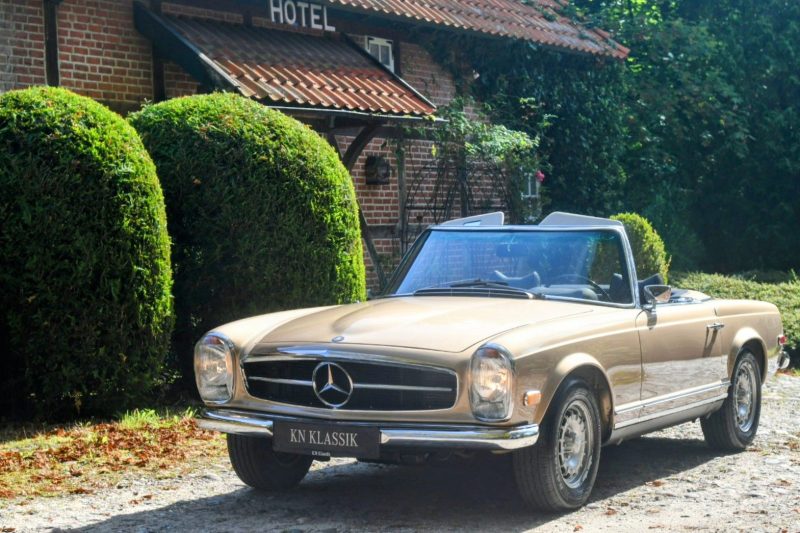 Mercedes 280SL W113 Pagode Sandbeigemetallic – Bild 13