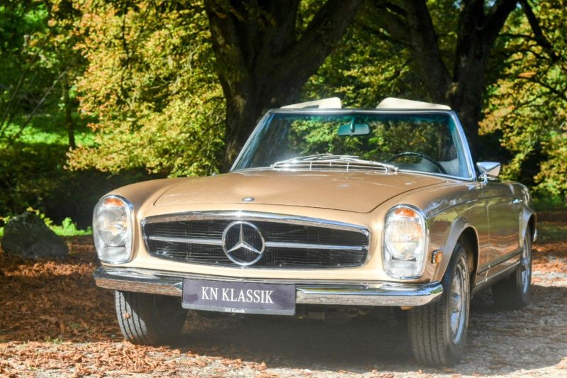Mercedes 280SL W113 Pagode Sandbeigemetallic – Bild 2