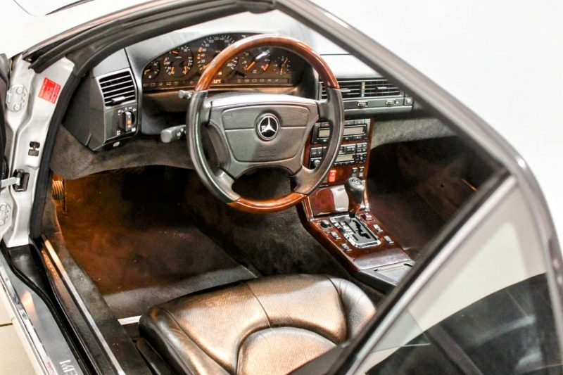 Mercedes SL320 744 Leder Schwarz – Bild 8