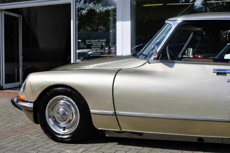 Citroen DS20 Pallas Beige Tholonet Metallic Leder Cognac Halbautomatik – Bild 6