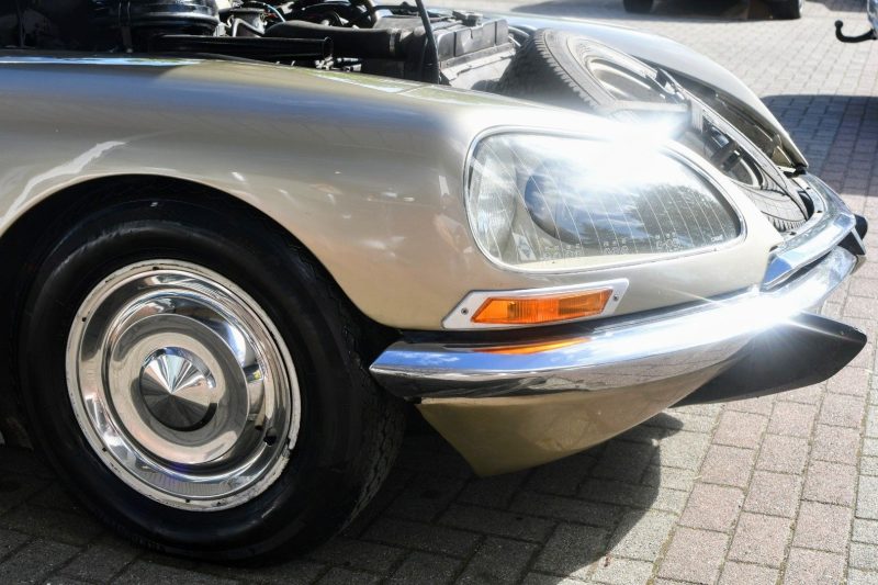 Citroen DS20 Pallas Beige Tholonet Metallic Leder Cognac Halbautomatik – Bild 5