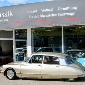 Citroen DS20 Pallas Beige Tholonet Metallic Leder Cognac Halbautomatik