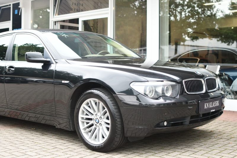 BMW 735i E65 Saphirschwarz Leder Nasca Beige – Bild 7
