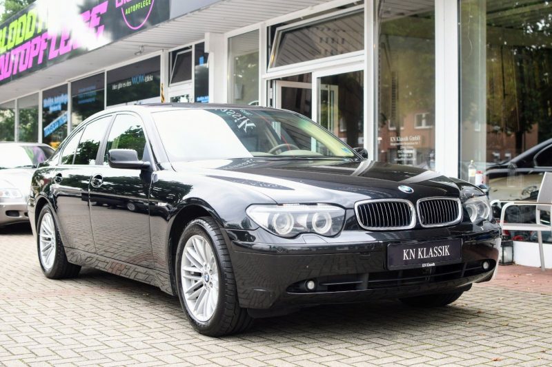 BMW 735i E65 Saphirschwarz Leder Nasca Beige – Bild 4
