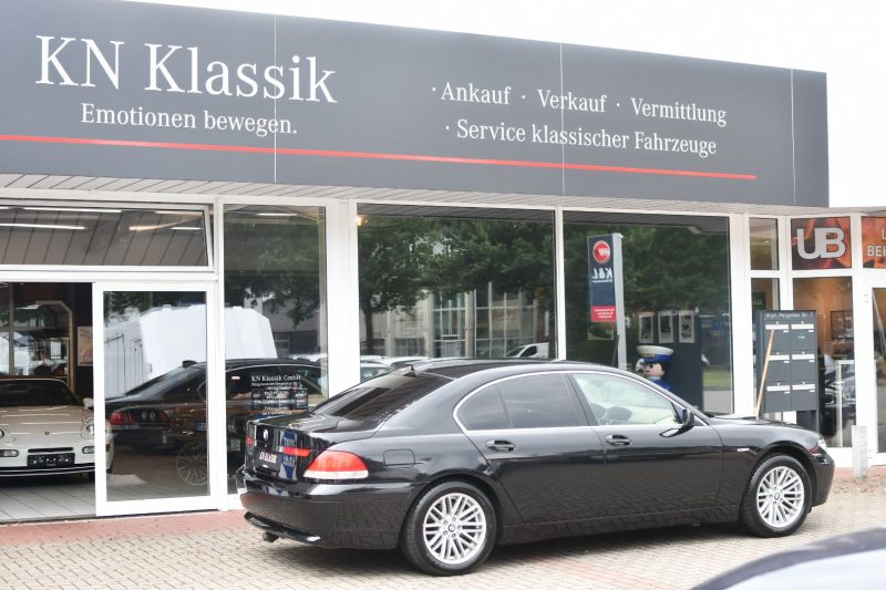 BMW 735i E65 Saphirschwarz Leder Nasca Beige – Bild 2