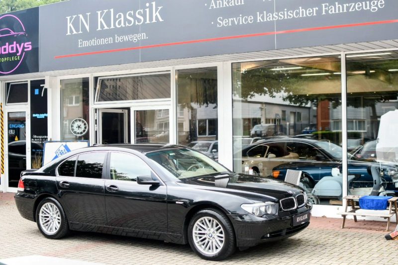 BMW 735i E65 Saphirschwarz Leder Nasca Beige