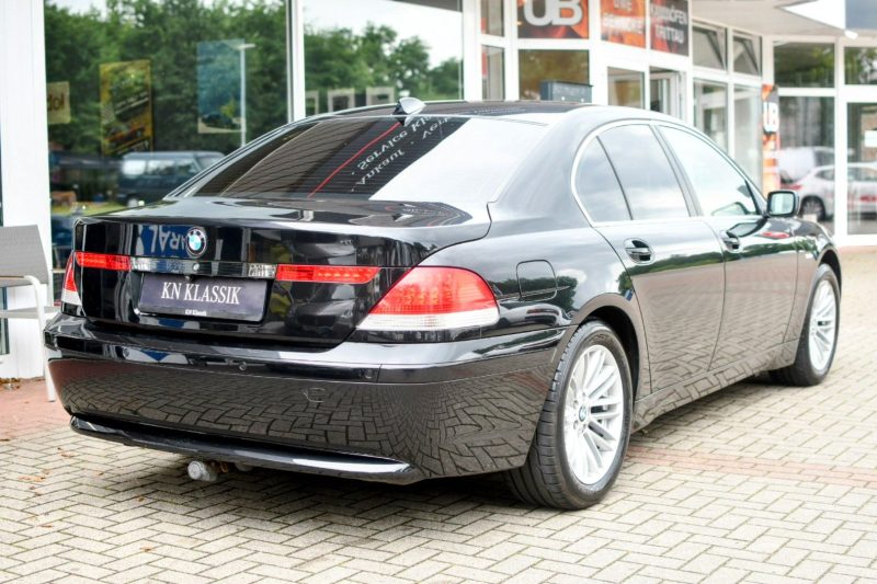 BMW 735i E65 Saphirschwarz Leder Nasca Beige – Bild 3