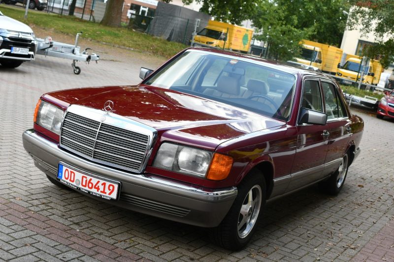 Mercedes 260SE Barolorot Klima Automatik Temp. SHZ ESHD erste Hand