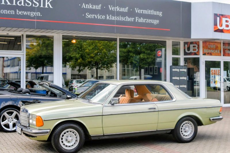 Mercedes 230C Silberdiestel Velours Schiebedach