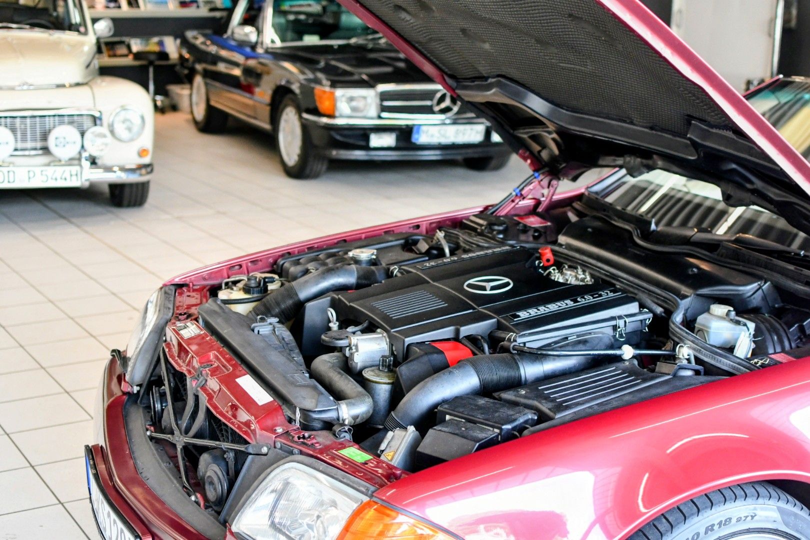Mercedes 500SL 6.0 Brabus 86.000km Erstlack ADS – Bild 15