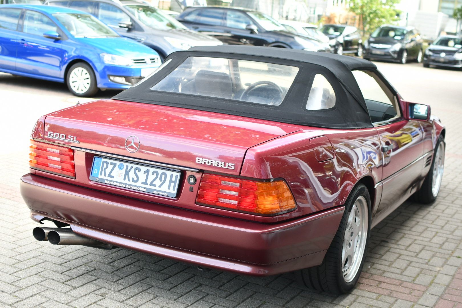 Mercedes 500SL 6.0 Brabus 86.000km Erstlack ADS – Bild 5