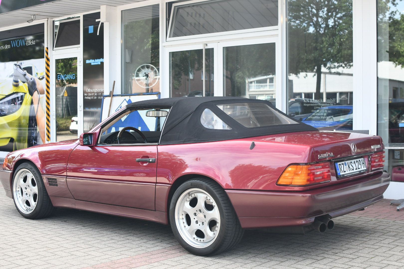 Mercedes 500SL 6.0 Brabus 86.000km Erstlack ADS – Bild 3