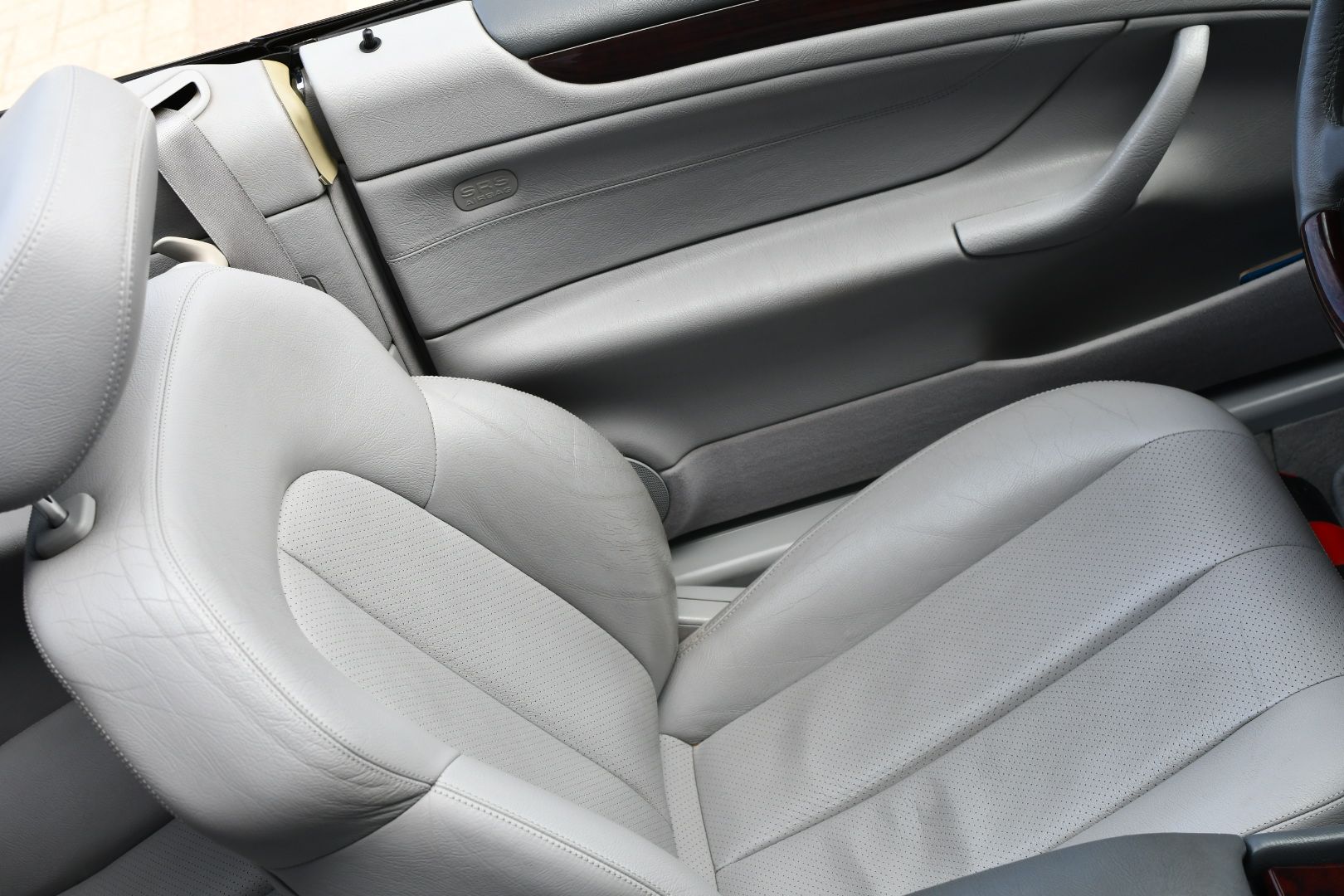 Mercedes CLK230 Kompressor 1. Hand Tansanitblau Leder Grau – Bild 13
