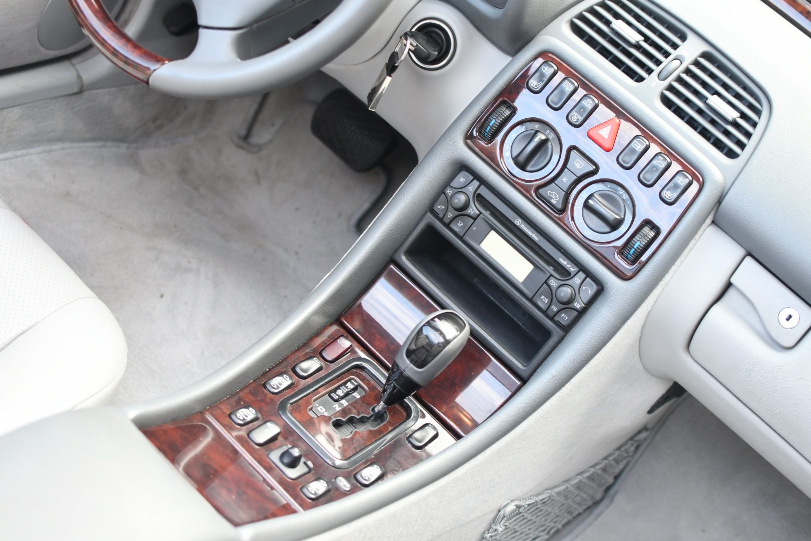Mercedes CLK230 Kompressor 1. Hand Tansanitblau Leder Grau – Bild 12