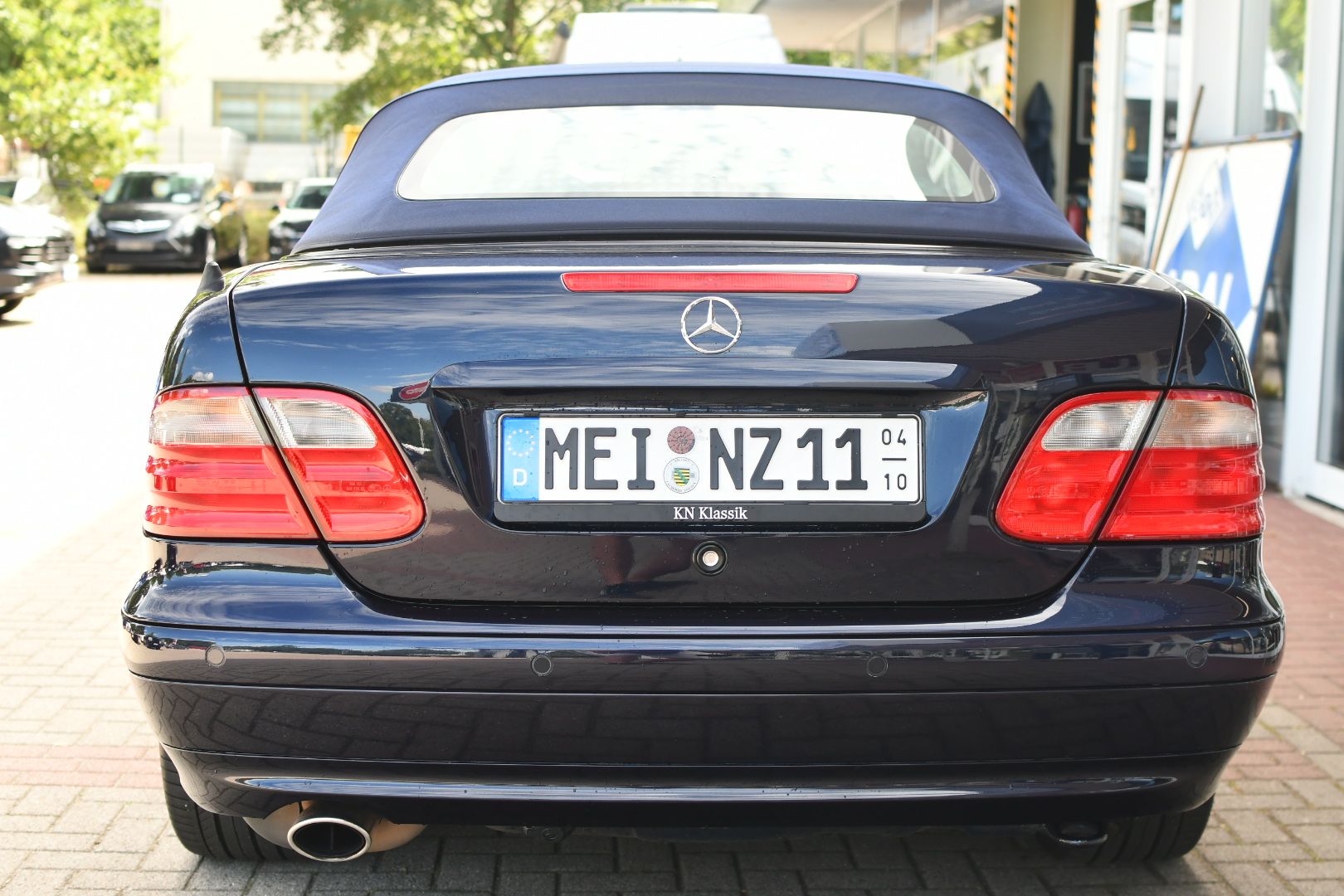 Mercedes CLK230 Kompressor 1. Hand Tansanitblau Leder Grau – Bild 9