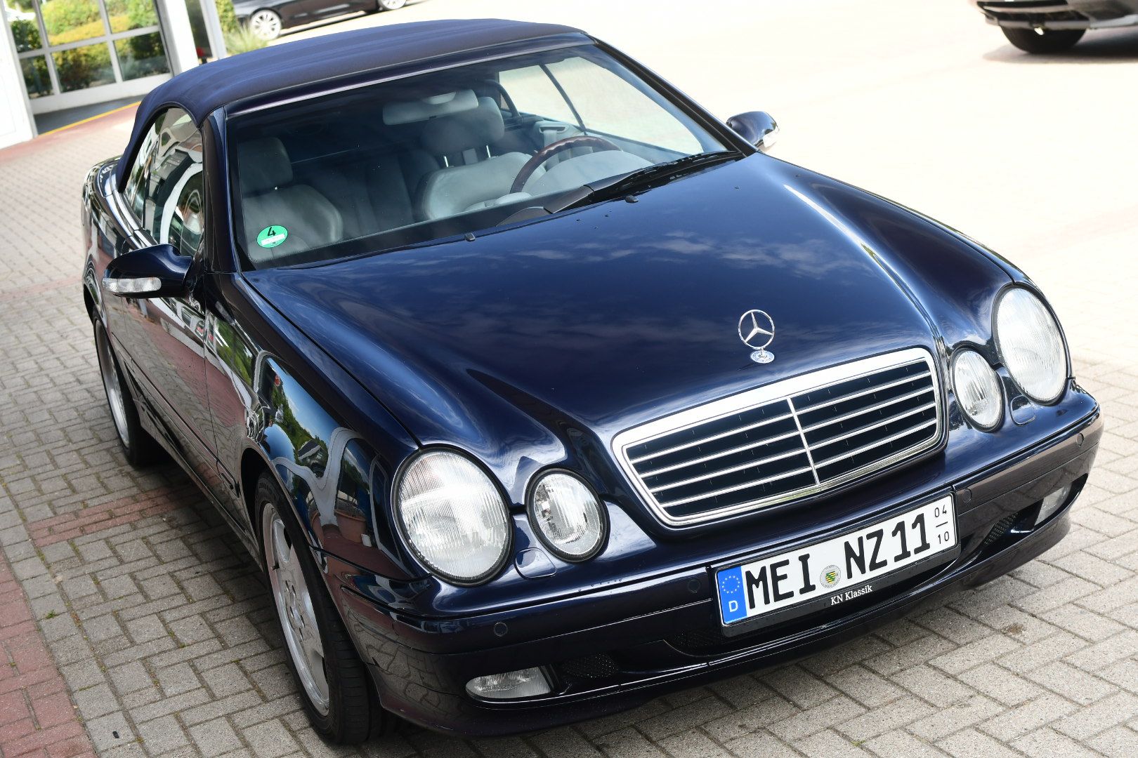 Mercedes CLK230 Kompressor 1. Hand Tansanitblau Leder Grau – Bild 6