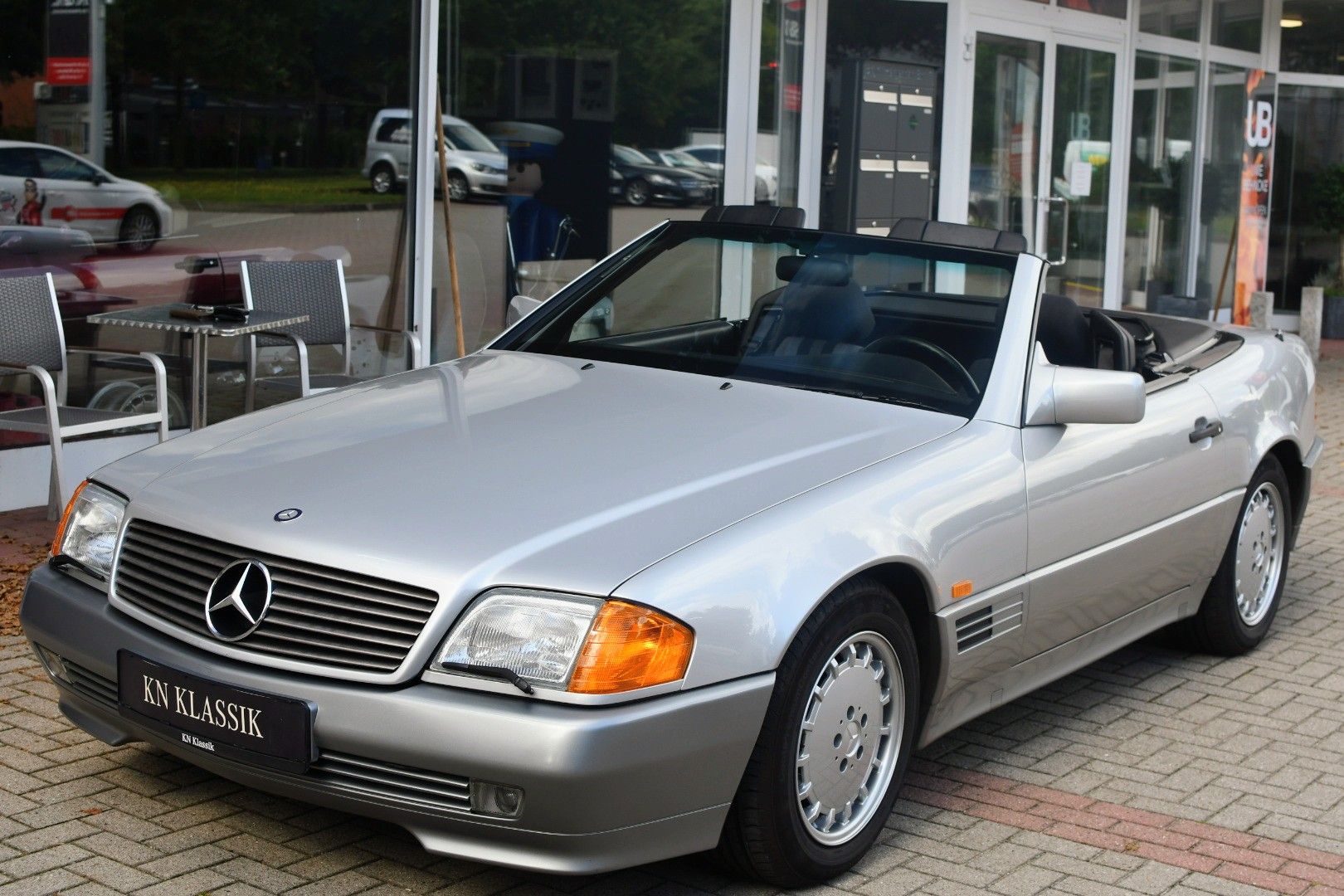 Mercedes 500SL Brilliantsilber Stoff KARO 40.500km – Bild 8