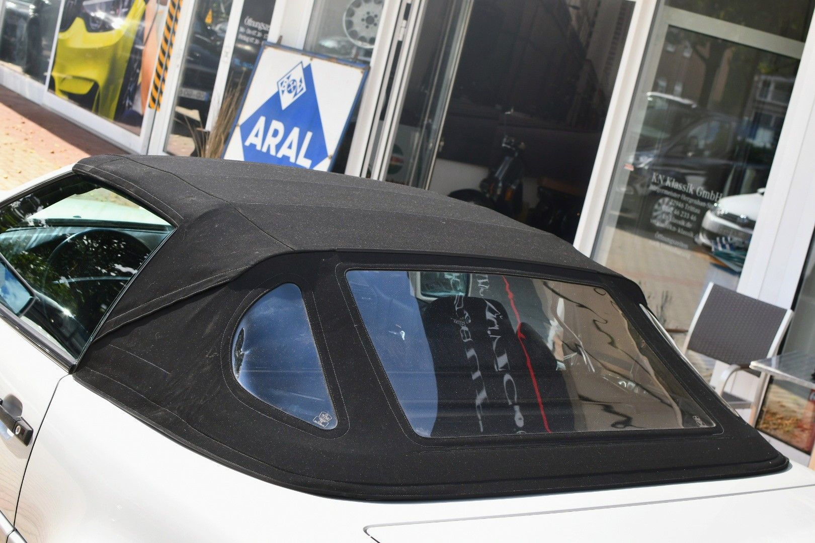 Mercedes 500SL Brilliantsilber Stoff KARO 40.500km – Bild 9